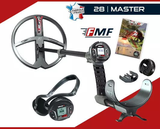 XP Deus 2 Master WS6 ST équipé du puissant disque 28FMF