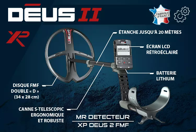 XP DÉUS 2 : le détecteur français qui intègre la technologie FMF