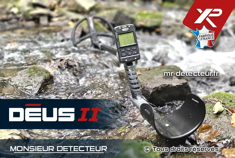 XP DÉUS 2 avec un disque de 34 x 28cm pour plus de puissance et de profondeur