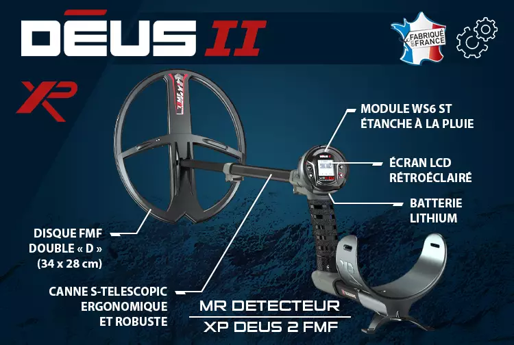 Retrouvez un trésor enterré en profodeur avec le XP DÉUS 2