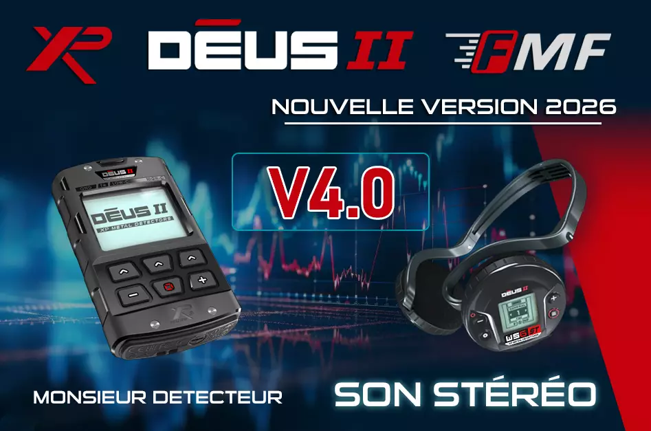 Detecteur XP Deus 2 Version V4.0