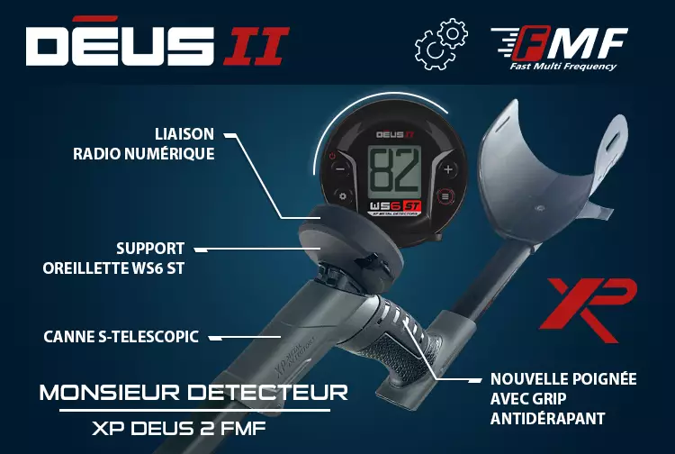 Meilleur détecteur haut de gamme : le XP Déus 2 FMF