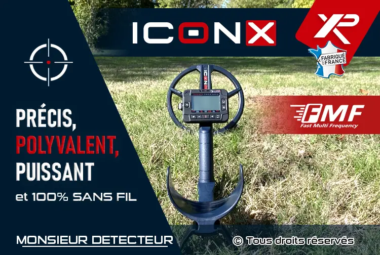 Retrouvez le ICON X : un détecteur de la marque française XP
