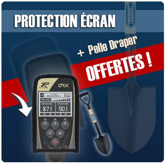 Détecteur de métaux XP Orx Elliptique en promotion, avec pelle et housse de protection offertes